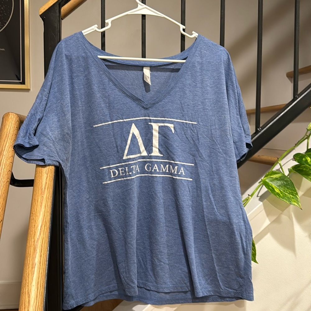 Delta Gamma V-Neck T-shirt.